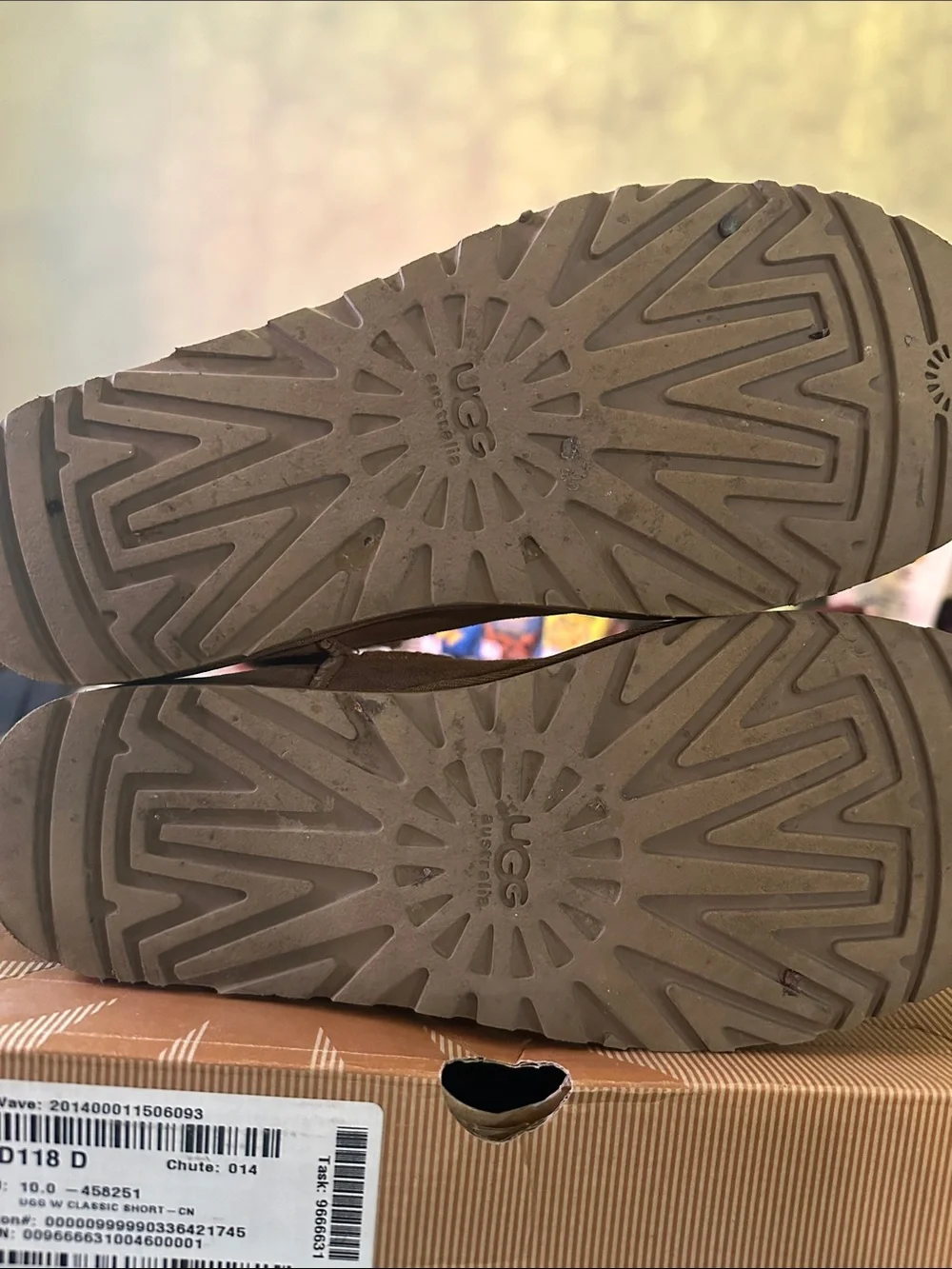 UGG chestnut suede